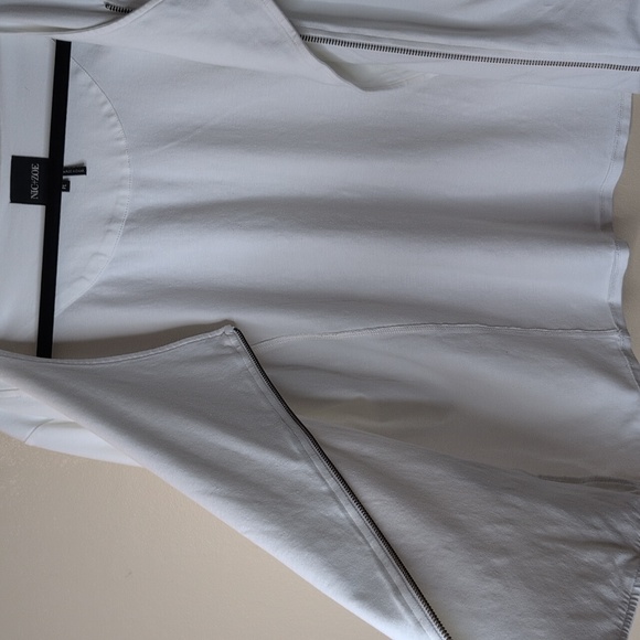 Nic+Zoe Women's Cotton Blend Moto Jacket - Picture 7 of 9